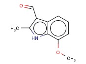 7-<span class='lighter'>甲</span><span class='lighter'>氧基</span>-2-甲基-1H-<span class='lighter'>吲哚</span>-3-甲醛