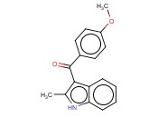 2-甲基-3-(4'-<span class='lighter'>甲</span><span class='lighter'>氧基</span>苯甲酰基)<span class='lighter'>吲哚</span>