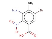 2-硝基-3-<span class='lighter'>氨基</span>-4-甲基-5-<span class='lighter'>溴</span><span class='lighter'>苯甲酸</span>