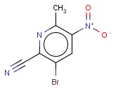 3-BROMO-6-METHYL-5-NITROPYRIDINE-2-CARBONITRILE