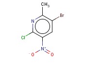 3-BROMO-6-<span class='lighter'>CHLORO</span>-2-METHYL-5-NITROPYRIDINE