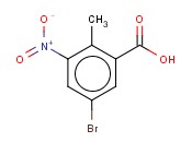 2-甲基-3-硝基-5-<span class='lighter'>溴</span><span class='lighter'>苯甲酸</span>