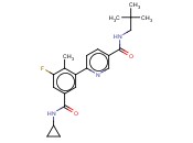 6-[5-(环丙基<span class='lighter'>氨基</span>甲酰基)-3-氟-2-<span class='lighter'>甲基</span>苯基]-N-(2,2-二<span class='lighter'>甲基</span>丙基)<span class='lighter'>吡啶</span>-3-甲酰胺