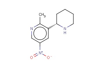 3-((2S)(2-PIPERIDYL))-<span class='lighter'>2-METHYL-5-NITROPYRIDINE</span>