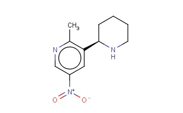 3-((2R)(2-PIPERIDYL))-<span class='lighter'>2-METHYL-5-NITROPYRIDINE</span>