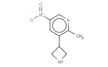3-(AZETIDIN-3-YL)-<span class='lighter'>2-METHYL-5-NITROPYRIDINE</span>