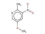 Pyridine, 5-methoxy-2-methyl-3-nitro-