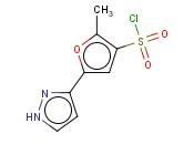 2-METHYL-5-(1H-PYRAZOL-5-YL)-3-FURANSULFONYL CHLORIDE