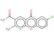 7-CHLORO-2-METHYL-5-OXO-5H-CHROMENO(2,3-B)PYRIDINE-3-CARBOXAMIDE