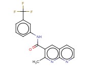 <span class='lighter'>2-METHYL-</span>[<span class='lighter'>1,8</span>]<span class='lighter'>NAPHTHYRIDINE</span>-3-CARBOXYLIC ACID (3-TRIFLUOROMETHYL-PHENYL)-AMIDE