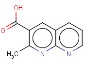 <span class='lighter'>1,8-NAPHTHYRIDINE</span>-3-CARBOXYLIC ACID, <span class='lighter'>2-METHYL-</span>