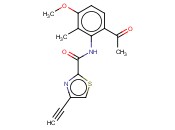2-THIAZOLECARBOXAMIDE, N-(6-ACETYL-3-METHOXY-2-METHYLPHENYL)-4-ETHYNYL