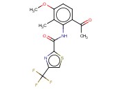 2-THIAZOLECARBOXAMIDE, N-(6-ACETYL-3-METHOXY-2-METHYLPHENYL)-4-(TRIFLUOROMETHYL)-