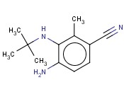 4-AMINO-3-(TERT-BUTYLAMINO)-2-METHYLBENZONITRILE