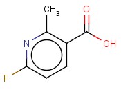 6-Fluoro-2-<span class='lighter'>methylnicotinic</span> acid