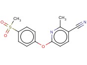 2-甲基-6-[4-(<span class='lighter'>甲</span><span class='lighter'>磺</span><span class='lighter'>酰</span><span class='lighter'>基</span>)苯氧基]-3-吡啶<span class='lighter'>甲</span>腈