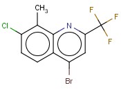 4-<span class='lighter'>溴</span>-7-氯-8-甲基-2-(<span class='lighter'>三</span><span class='lighter'>氟</span>甲基)喹啉