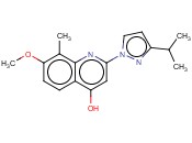 4-QUINOLINOL, 7-METHOXY-8-METHYL-2-[3-(1-METHYLETHYL)-1H-PYRAZOL-1-YL]-