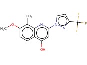 4-QUINOLINOL, 7-METHOXY-8-METHYL-2-[3-(TRIFLUOROMETHYL)-1H-PYRAZOL-1-YL]-