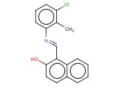 1-(3-CHLORO-O-TOLYLIMINOMETHYL)-2-<span class='lighter'>NAPHTHOL</span>