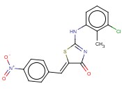 2-[(3-CHLORO-2-METHYLPHENYL)AMINO]-5-(4-NITROBENZYLIDENE)-1,3-THIAZOL-4(5H)-ONE