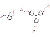 TRIS(4-HYDROXYPHENYL)METHANE TRIGLYCIDYL ETHER 2,6-TOLYLENE <span class='lighter'>DIISOCYANATE</span> ADDUCT