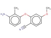 2-(3-AMINO-2-METHYLPHENOXY)-<span class='lighter'>4-METHOXYBENZONITRILE</span>