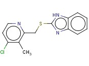 2-[(4-CHLORO-3-METHYL-2-PYRIDINYL-METHYL)THIO]-1H-BENZIMIDAZOLE