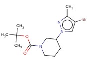 3-(4-BROMO-3-METHYL-PYRAZOL-1-YL)-PIPERIDINE-1-CARBOXYLIC ACID TERT-BUTYL ESTER