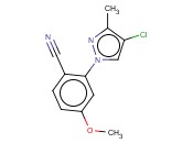 2-(4-CHLORO-3-METHYL-1H-PYRAZOL-1-YL)-<span class='lighter'>4-METHOXYBENZONITRILE</span>