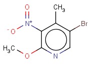 5-<span class='lighter'>BROMO-2-METHOXY</span>-4-METHYL-3-NITROPYRIDINE