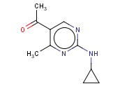 1-[2-(CYCLOPROPYLAMINO)-4-METHYLPYRIMIDIN-5-YL]ETHANONE