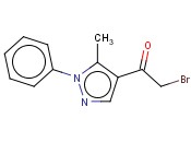 2-<span class='lighter'>溴</span>-1-(5-甲基-1-苯基-<span class='lighter'>吡唑</span>-4-基)-1-乙酮
