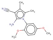 1H-PYRROLE-3-CARBONITRILE, 2-AMINO-1-(2,5-DIMETHOXYPHENYL)-4,5-DIMETHYL-