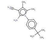 1H-PYRROLE-3-CARBONITRILE, 2-AMINO-1-[4-(1,1-DIMETHYLETHYL)PHENYL]-4,5-DIMETHYL-