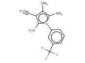 1H-PYRROLE-3-CARBONITRILE, 2-AMINO-4,5-DIMETHYL-1-[3-(TRIFLUOROMETHYL)PHENYL]-