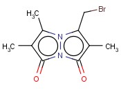 3-(<span class='lighter'>溴</span>甲基)-2,6,7-三甲基-1H,5H-<span class='lighter'>吡唑</span>并[1,2-a]<span class='lighter'>吡唑</span>-1,5-二酮