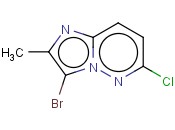 6-chloro-2-methyl-3-bromo-imidazo[1,2-b]pyridazine