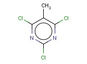 PYRIMIDINE, 2,4,6-<span class='lighter'>TRICHLORO</span>-5-METHYL-