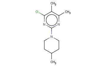 4-CHLORO-5,6-DIMETHYL-2-(4-METHYL-PIPERIDIN-1-YL)-PYRIMIDINE
