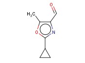 2-CYCLOPROPYL-5-METHYL-1,3-OXAZOLE-4-CARBALDEHYDE