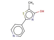 5-<span class='lighter'>甲基</span>-2-(4-<span class='lighter'>吡啶基</span>)-1,3-噻唑-4-醇