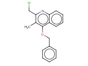 4-(BENZYLOXY)-2-(CHLOROMETHYL)-3-<span class='lighter'>METHYLQUINOLINE</span>
