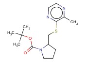 2-(3-METHYL-PYRAZIN-2-YLSULFANYLMETHYL)-PYRROLIDINE-1-CARBOXYLIC ACID TERT-BUTYL ESTER