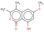 6,8-DIHYDROXY-3,4-DIMETHYL-1H-2-BENZOPYRAN-1-ONE, 6-ME ETHER