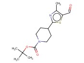 4-(5-醛基-4-甲基-1,3-噻吩-2-基)哌啶-1-甲酸叔丁基酯