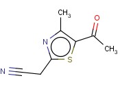 2-(5-<span class='lighter'>ACETYL</span>-4-METHYL-1,3-THIAZOL-2-YL)<span class='lighter'>ACETONITRILE</span>