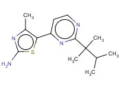 5-(2-(2,3-DIMETHYLBUTAN-2-YL)PYRIMIDIN-4-YL)-4-METHYLTHIAZOL-2-AMINE