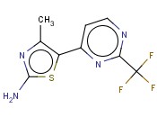 4-METHYL-5-(2-(TRIFLUOROMETHYL)PYRIMIDIN-4-YL)THIAZOL-2-AMINE