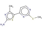 4-METHYL-5-(2-(METHYLTHIO)PYRIMIDIN-4-YL)THIAZOL-2-AMINE